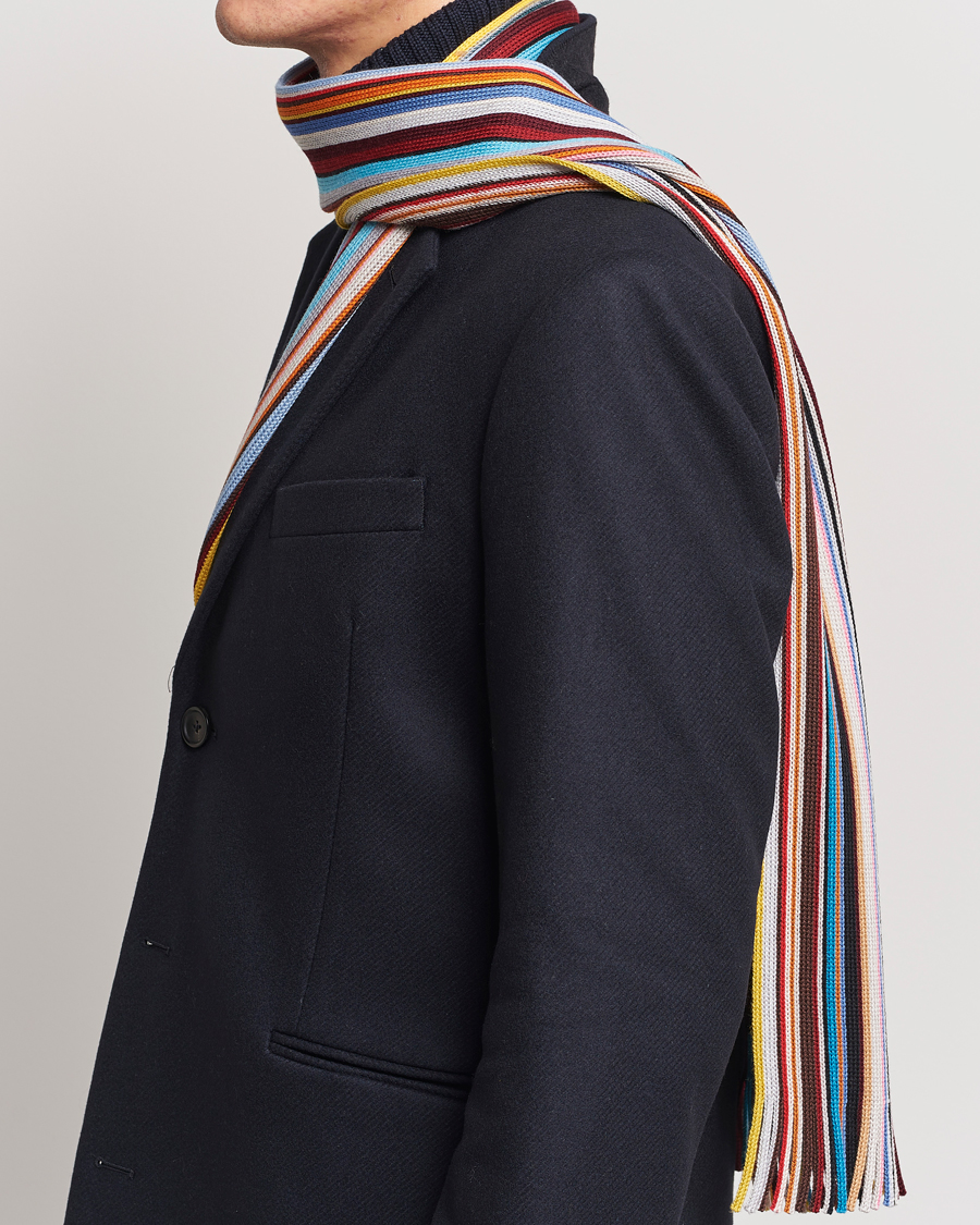 Herre |  | Paul Smith | Merino Wool Signature Scarf Multi