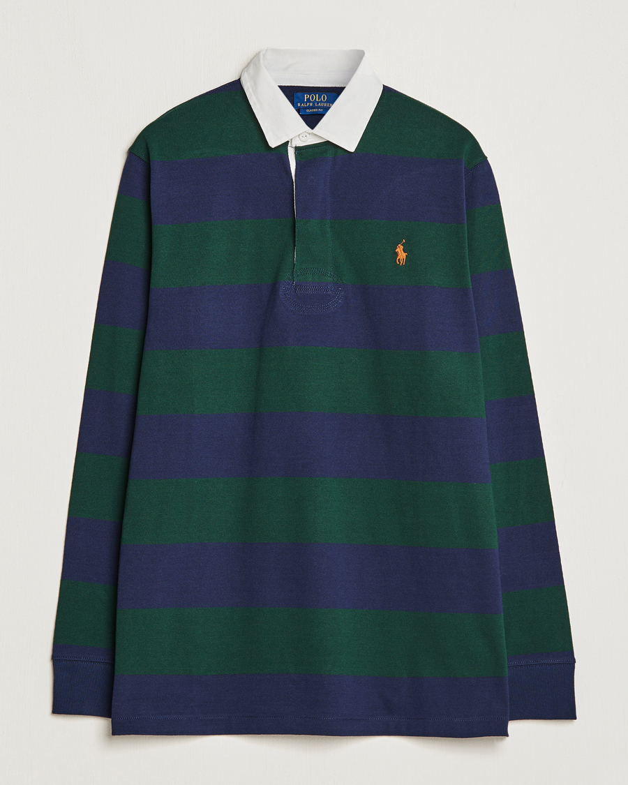 Polo Ralph Lauren Jersey Striped Rugger Navy/Green hos