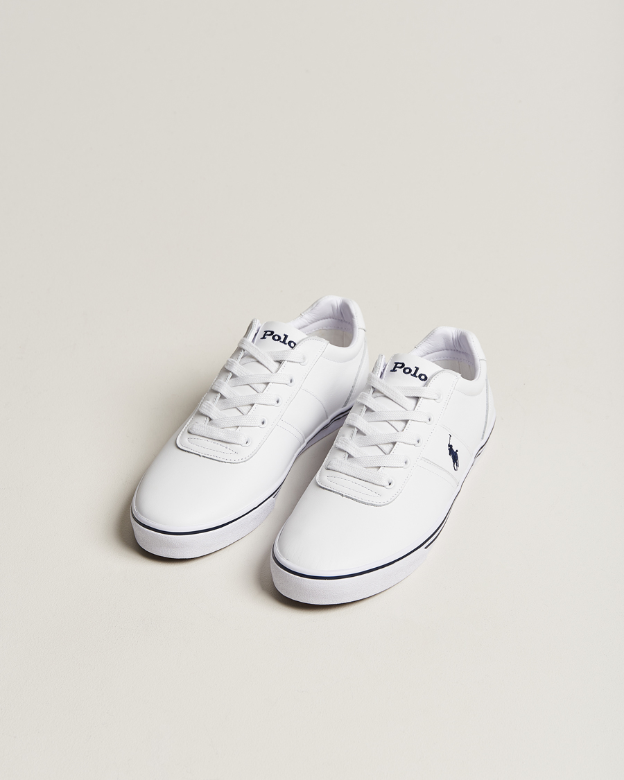 Herre | Polo Ralph Lauren | Polo Ralph Lauren | Hanford Leather Sneaker Ceramic White