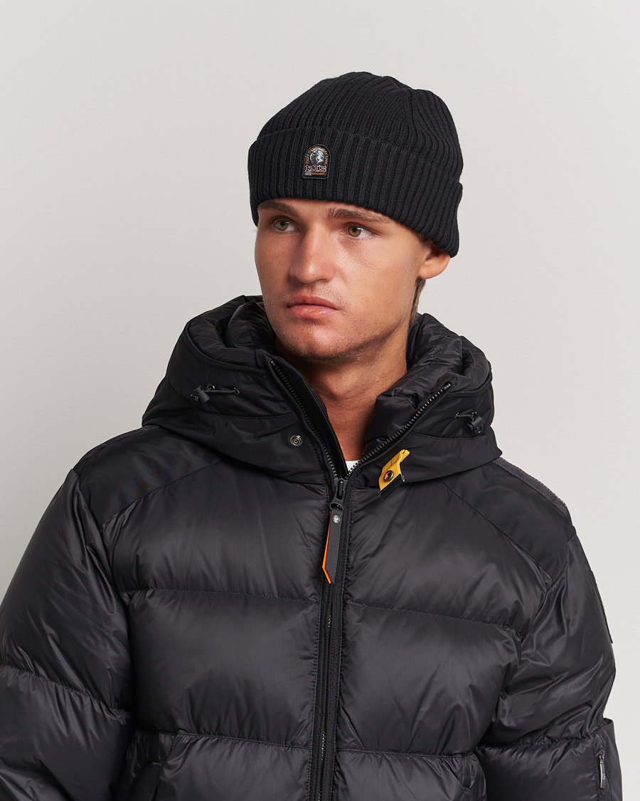 Herre | Assesoarer | Parajumpers | Ribbed Hat Black