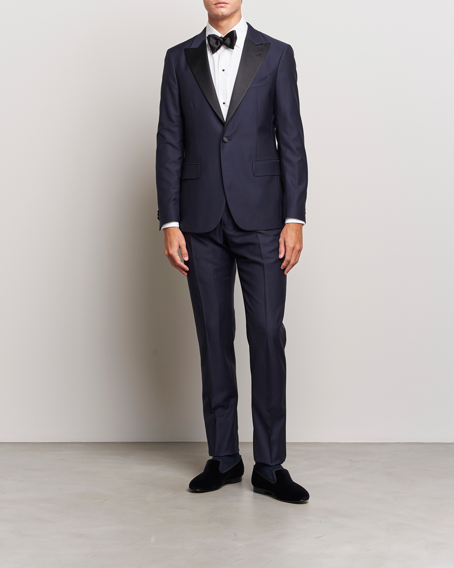 Herre | Smoking | Boglioli | Milano Single Breasted Tuxedo Navy