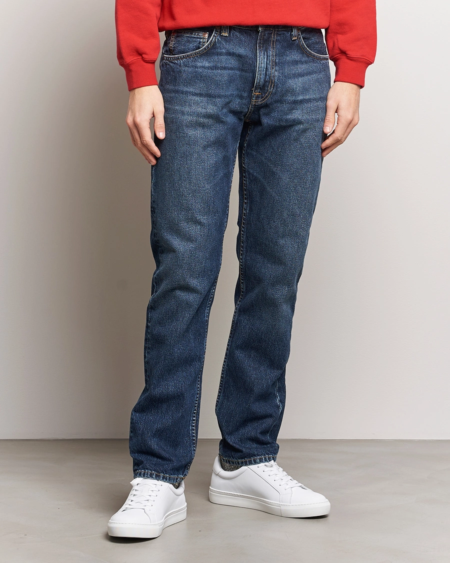 Herre | Blå jeans | Nudie Jeans | Gritty Jackson Jeans Blue Soil