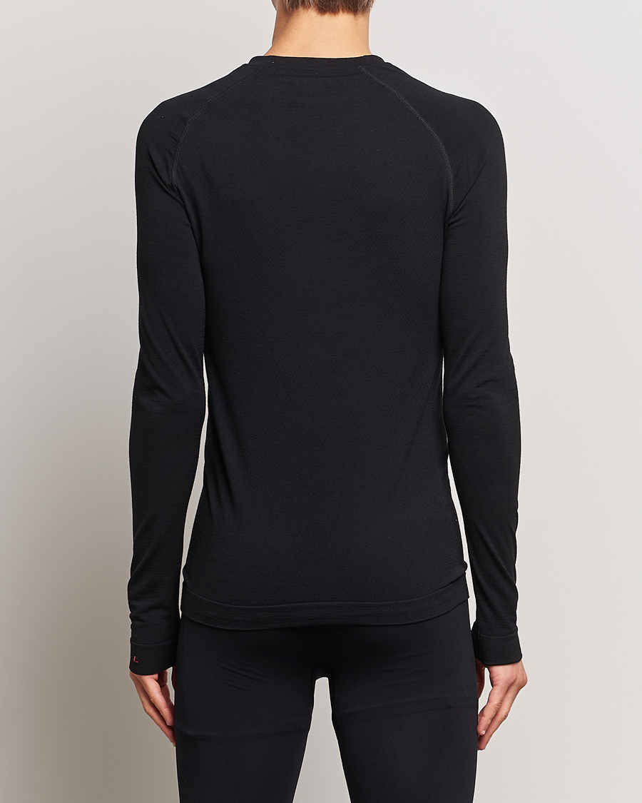 Herre |  | Falke Sport | Long Sleeve Wool Tech Light Shirt Black