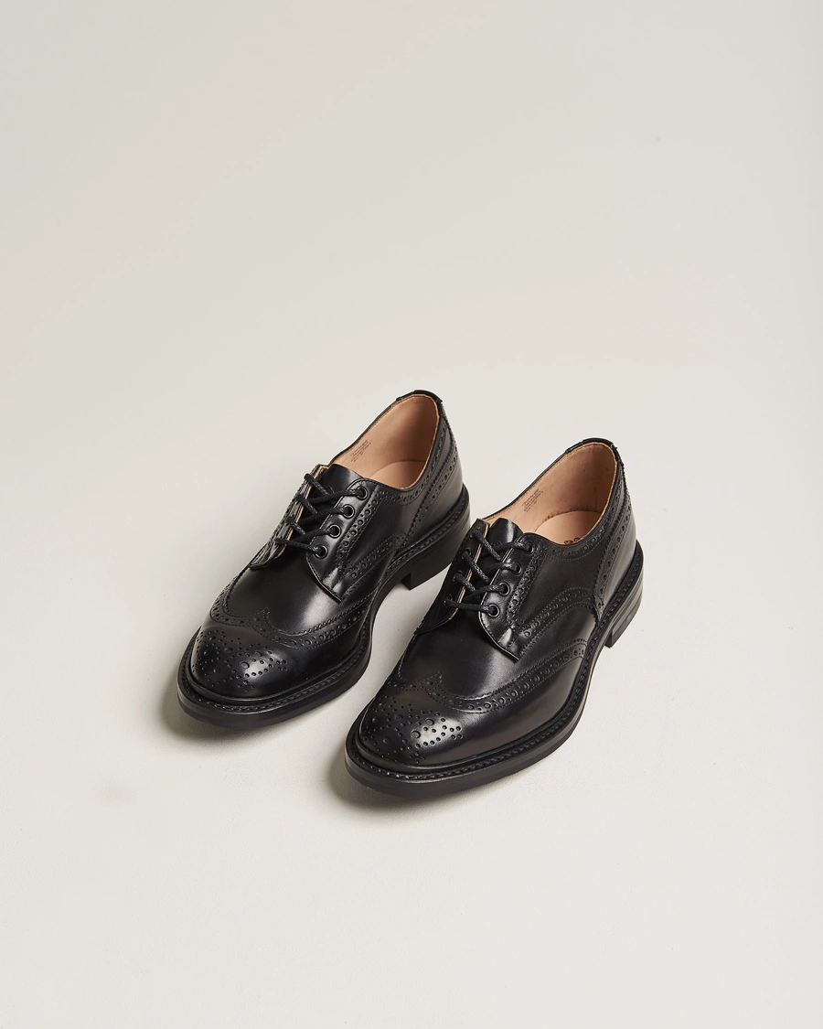 Herre | Brogues | Tricker\'s | Bourton Country Brogues Black Calf