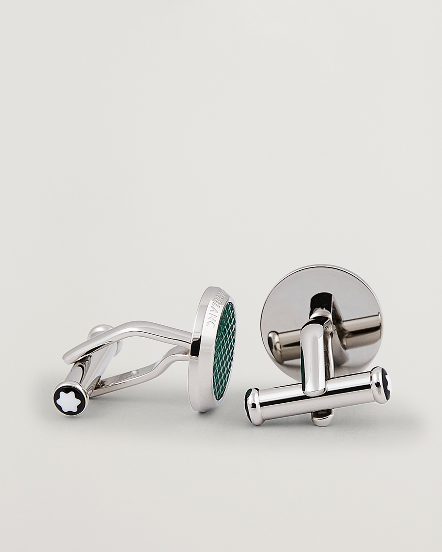 Herre | Feir nyttår med stil | Montblanc | Cufflinks Meisterstück Green Steel