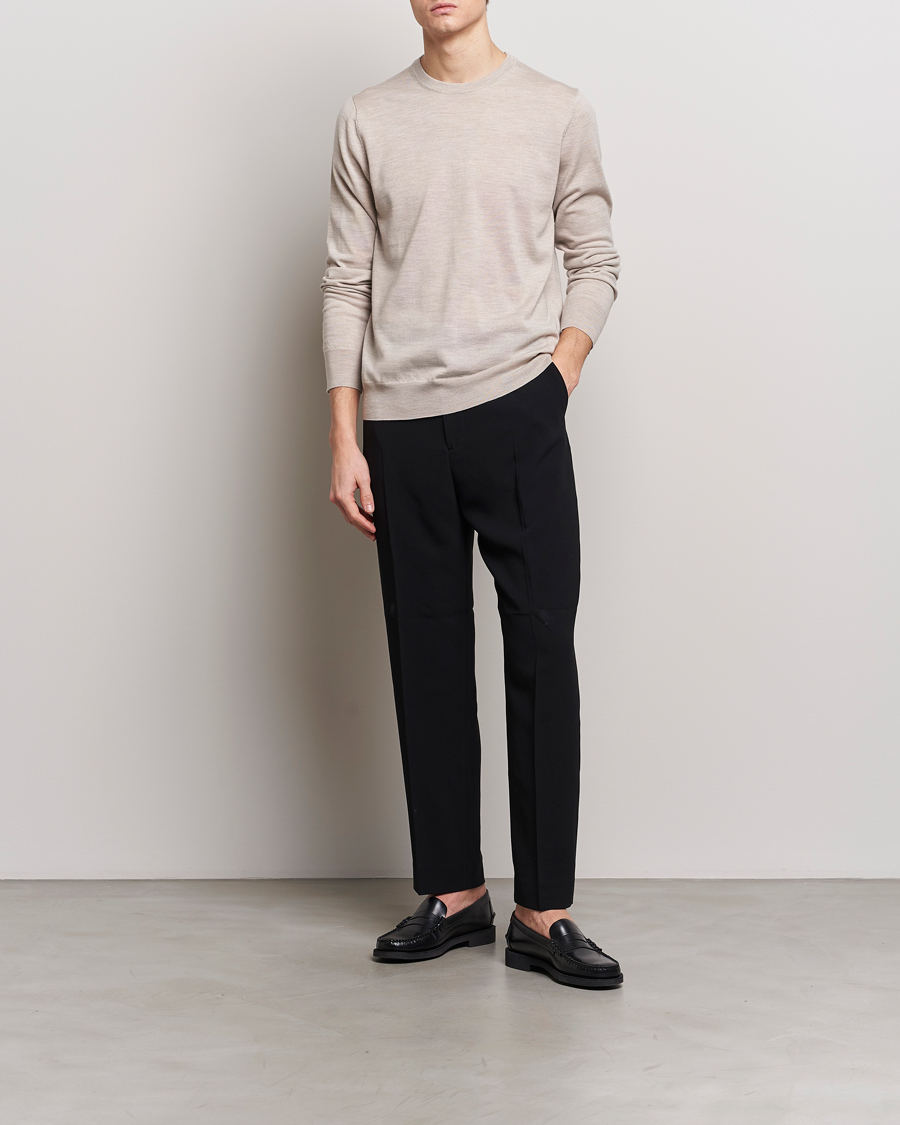 Filippa K Soft R Neck Sweater Beige