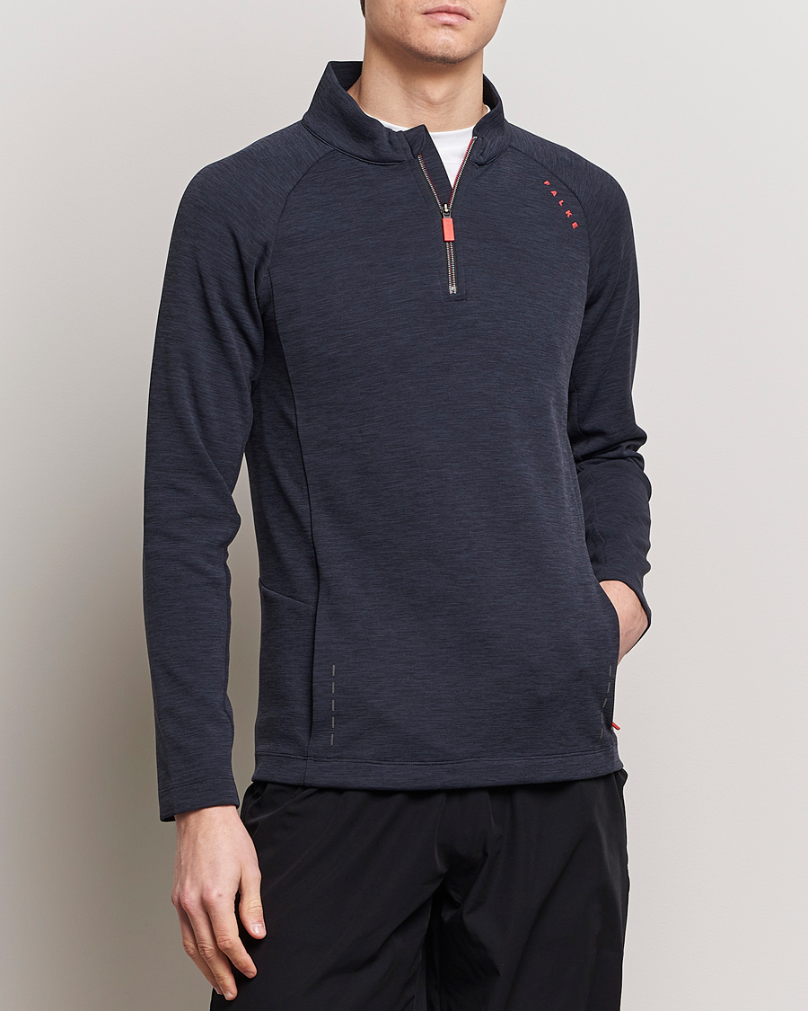 Herre | Half-zip | Falke Sport | Falke Core Half Zip Warm Up Shirt Black