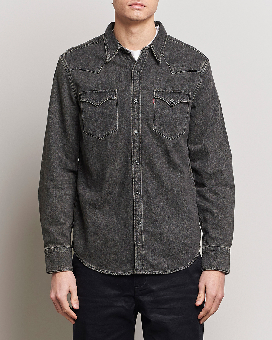 Herre | Jeansskjorter | Levi\'s | Barstow Western Standard Shirt Washed Black