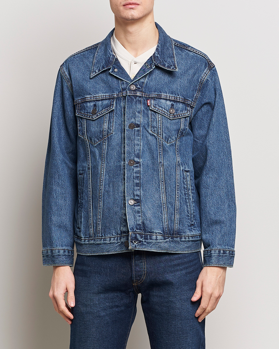 Herre | Levi's | Levi\'s | Relaxed Fit Trucker Denim Jacket Waterfalls