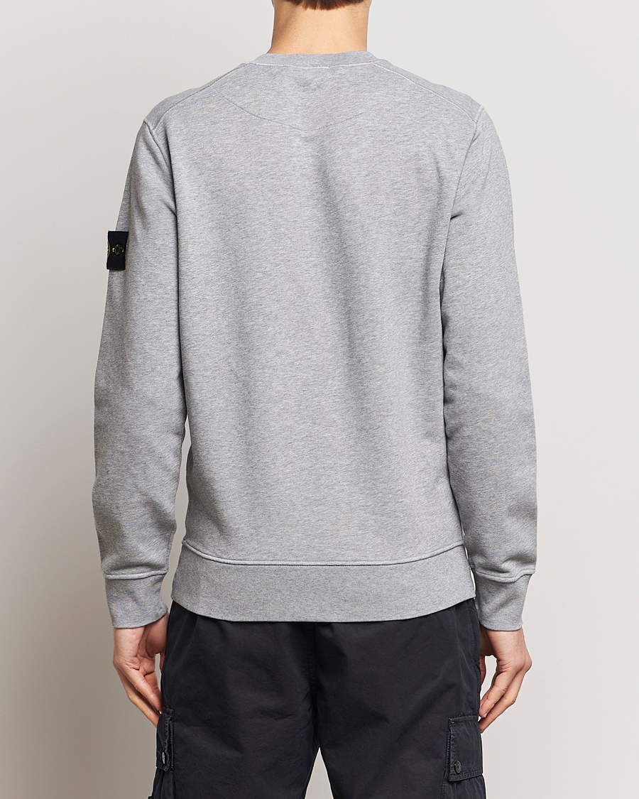 Herre | Gensere | Stone Island | Garment Dyed Cotton Sweatshirt Melange Grey