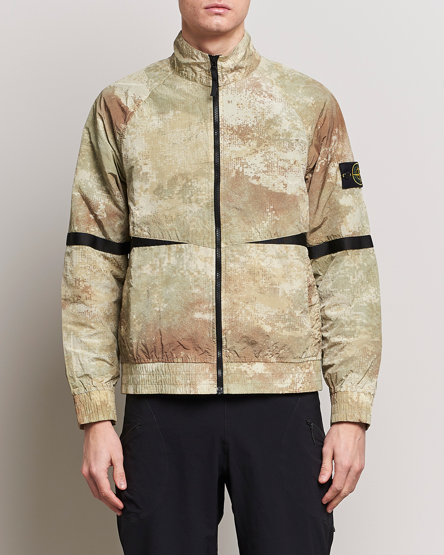 Herre | Stone Island | Stone Island | Dissolving Grid Camo Short Jacket Natural Beige