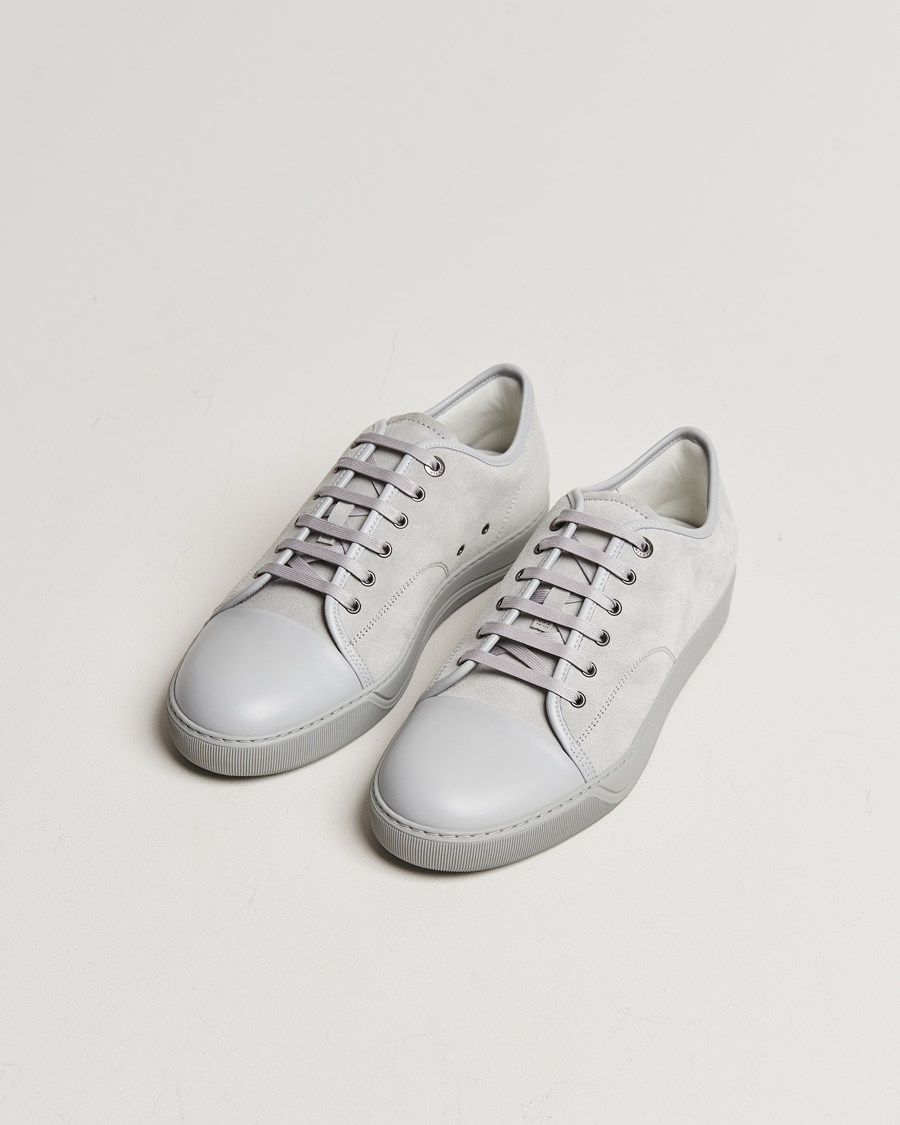 Herre | Sneakers | Lanvin | Nappa Cap Toe Sneaker Light Grey