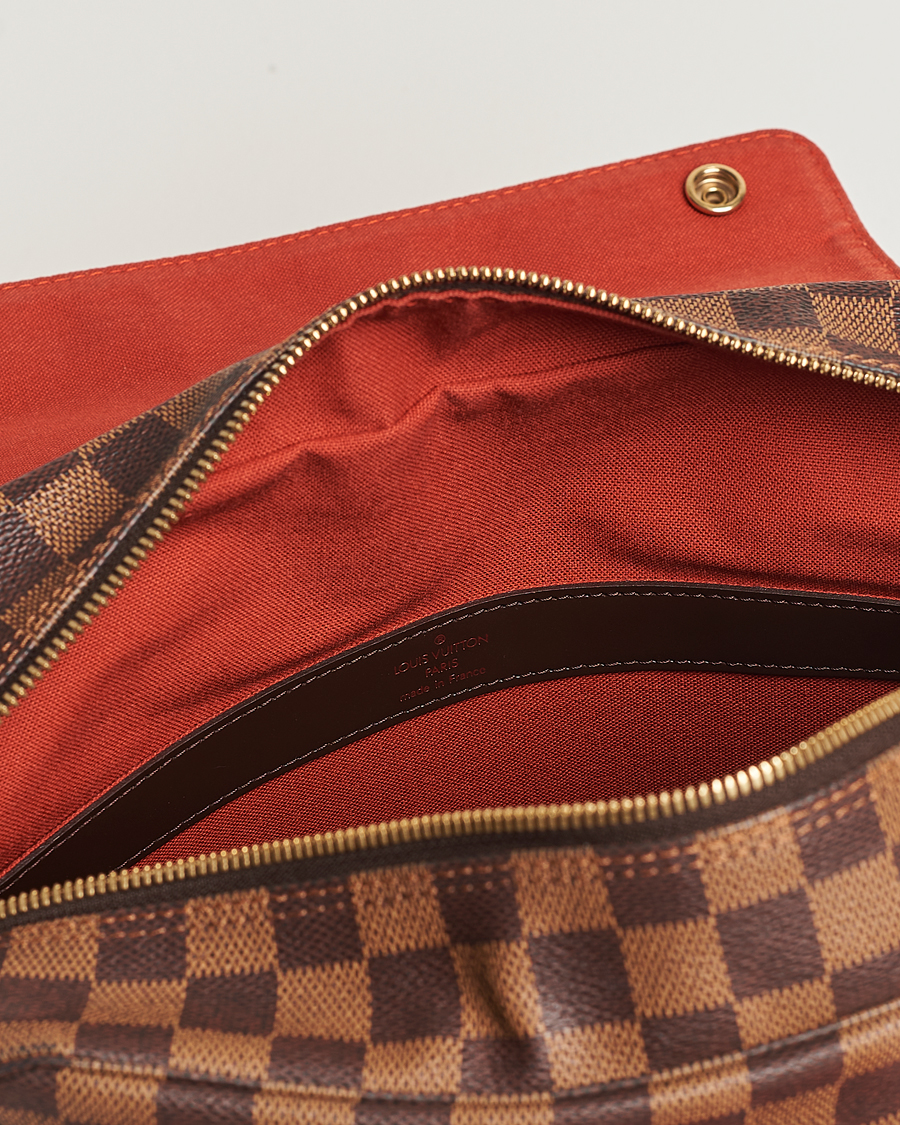 Herre | Louis Vuitton Pre-Owned Naviglio Messenger Bag Damier Ebene | Louis Vuitton Pre-Owned | Naviglio Messenger Bag Damier Ebene