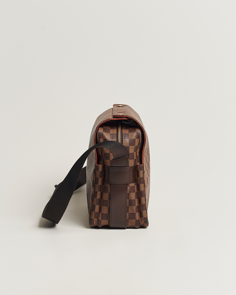 Herre | Louis Vuitton Pre-Owned Naviglio Messenger Bag Damier Ebene | Louis Vuitton Pre-Owned | Naviglio Messenger Bag Damier Ebene