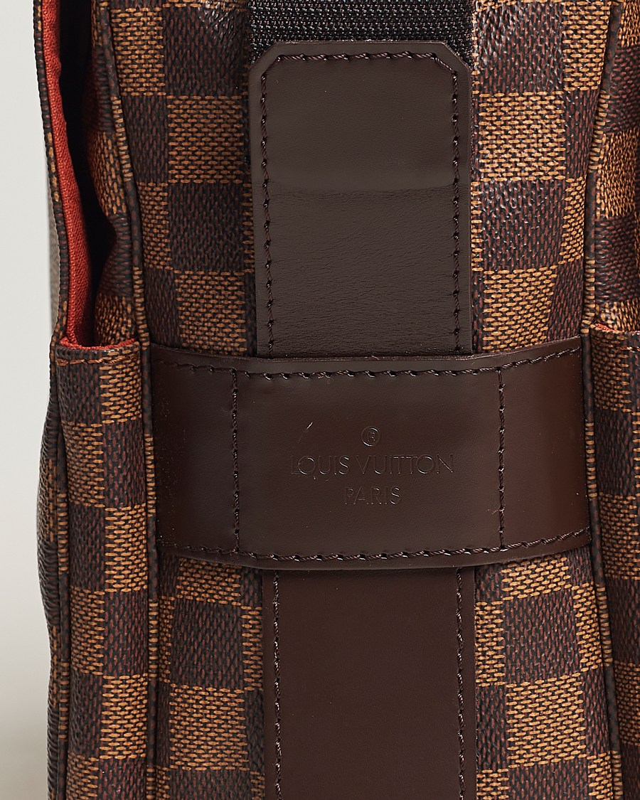 Herre | Louis Vuitton Pre-Owned Naviglio Messenger Bag Damier Ebene | Louis Vuitton Pre-Owned | Naviglio Messenger Bag Damier Ebene