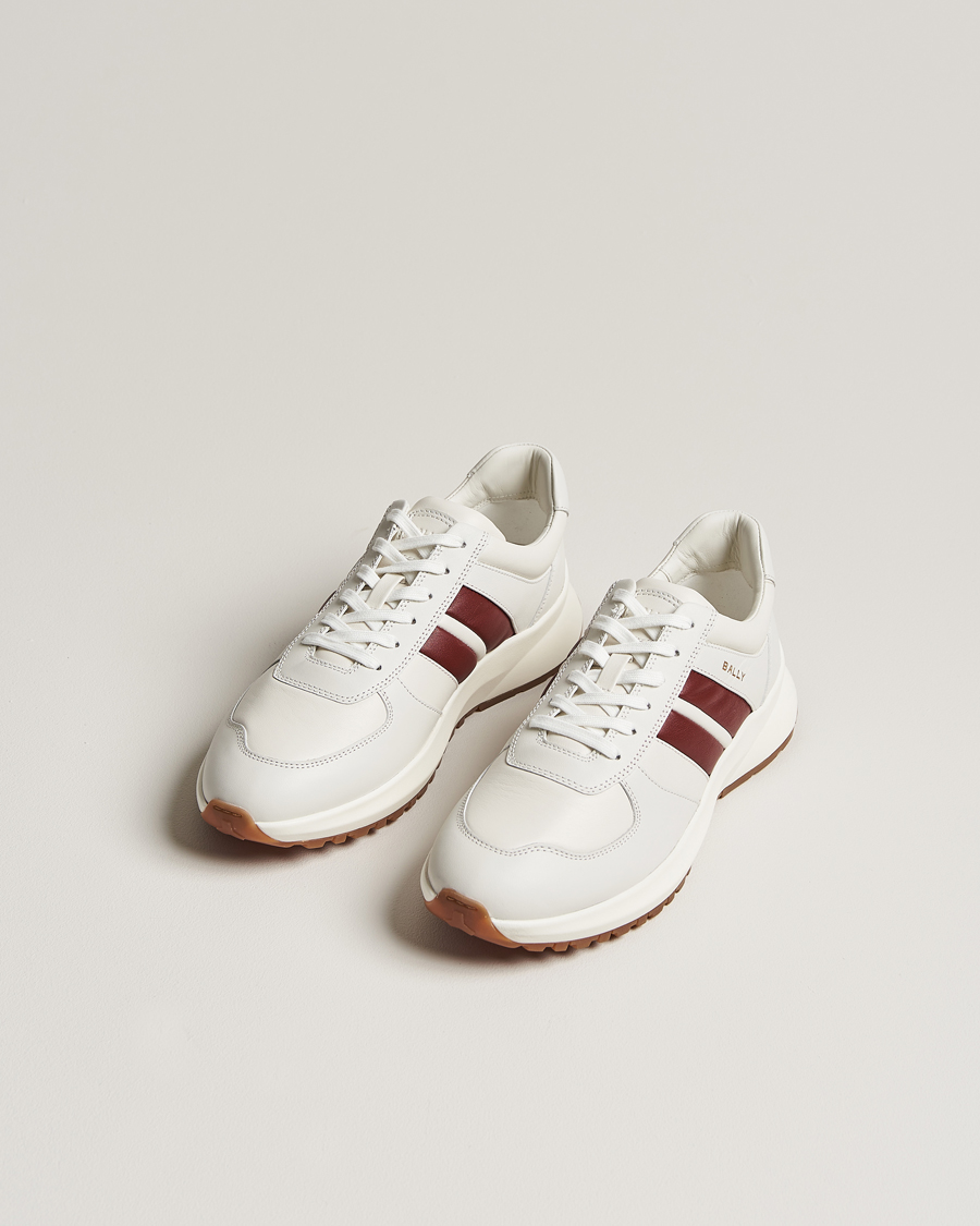 Herre | Bally | Bally | Darsyl Leather Running Sneaker White