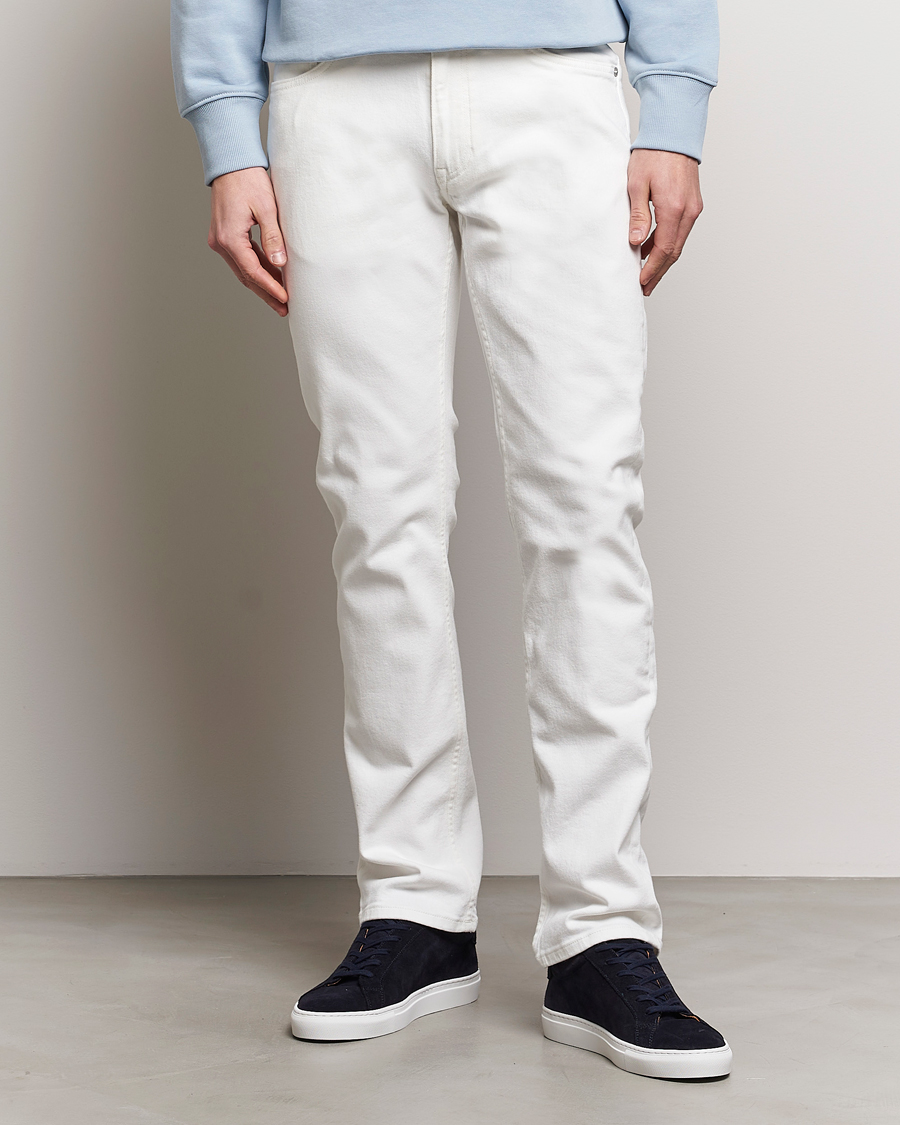 Herre | Tapered fit | GANT | Regular Fit Jeans Eggshell