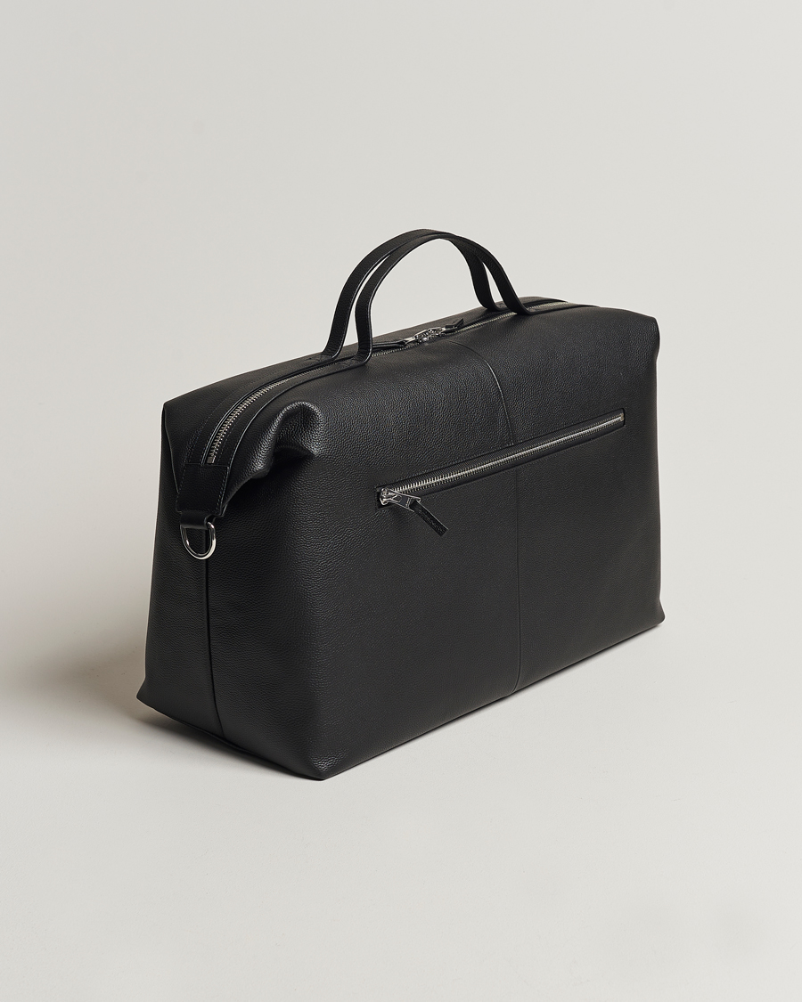 Herre | Assesoarer | GANT | Leather Weekendbag Black