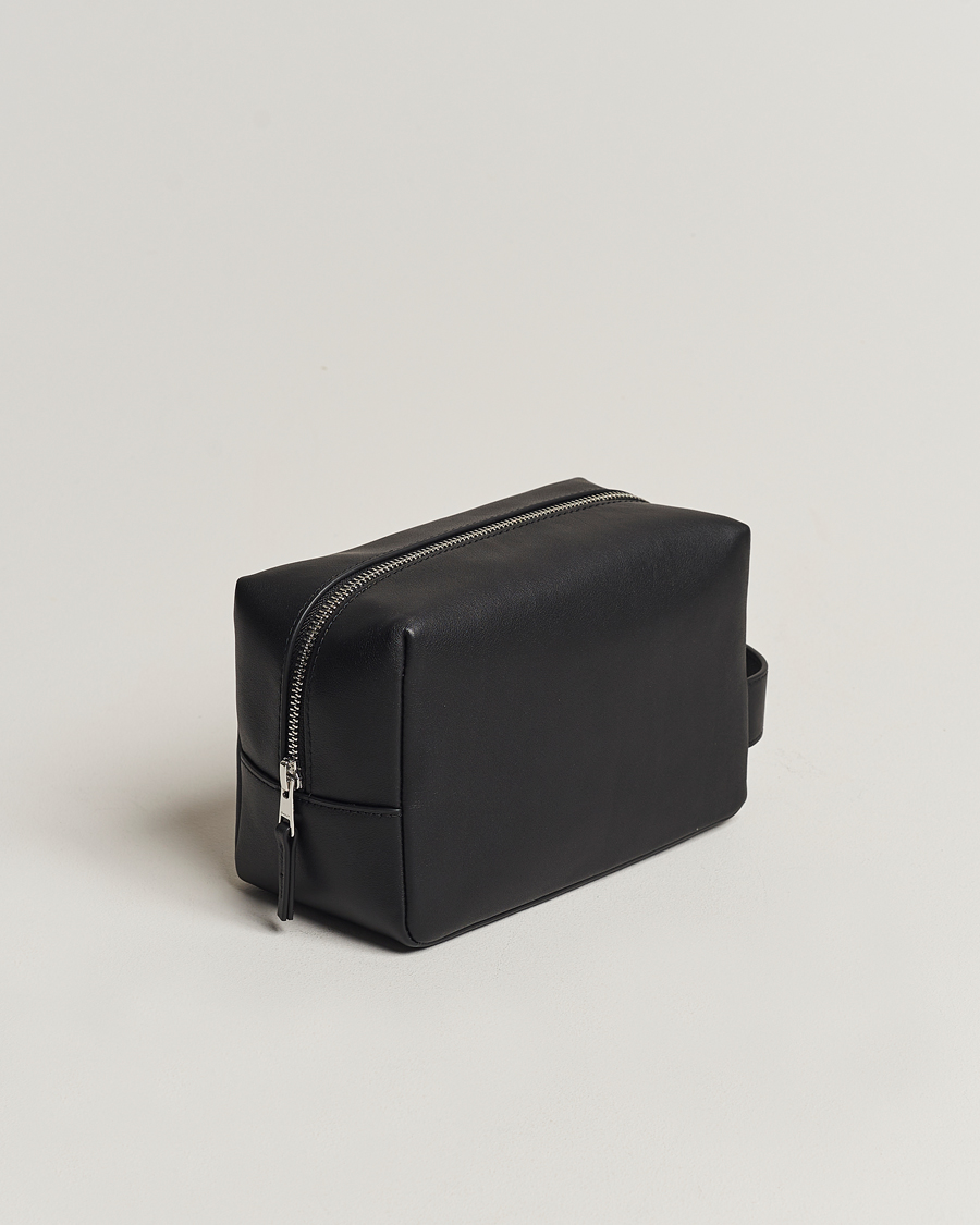 Herre | Assesoarer | GANT | Leather Wash Bag Black