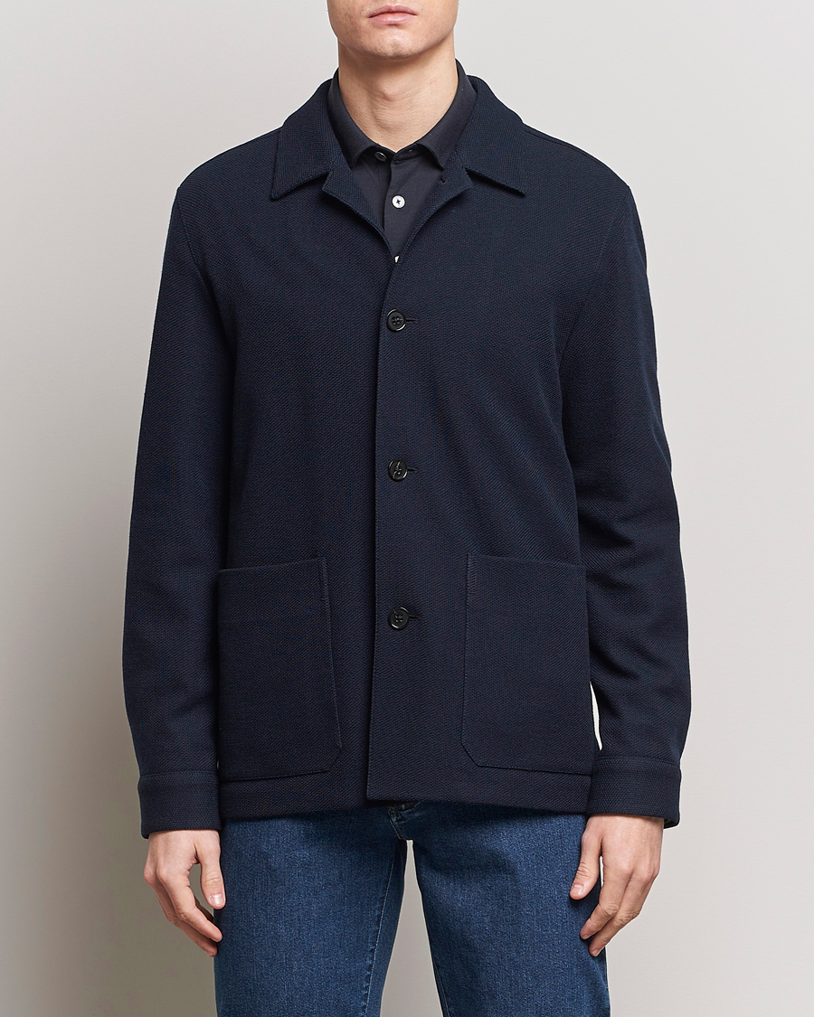 Herre | Zegna | Zegna | Wool Chore Jacket Navy