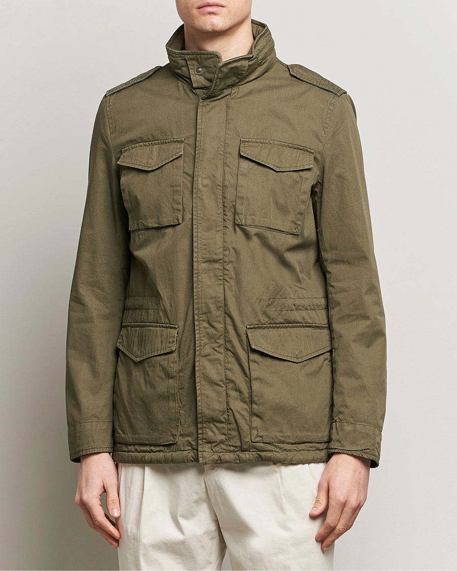 Herre | Klær | Herno | Cotton Field Jacket Military