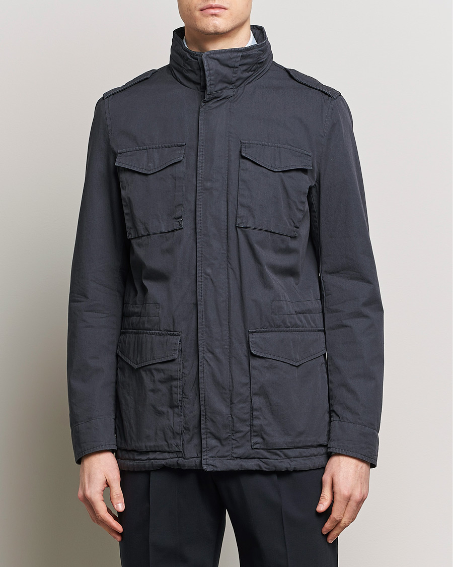 Herre | Herno | Herno | Cotton Field Jacket Navy