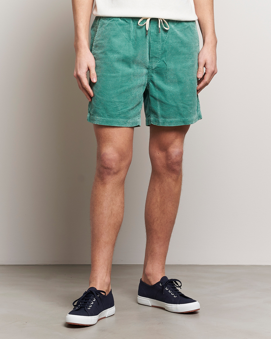 Herre | Avdelinger | Polo Ralph Lauren | Prepster Corduroy Drawstring Shorts Seafoam Green