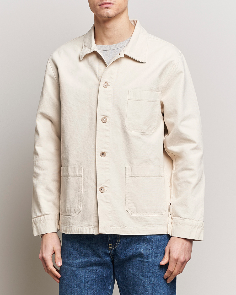 Herre | Colorful Standard | Colorful Standard | Organic Workwear Jacket Ivory White