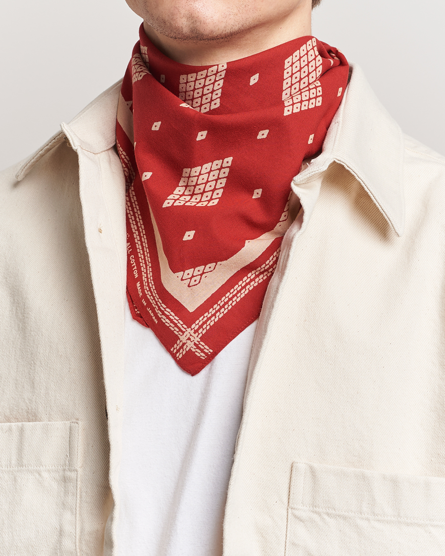 Herre | RRL | RRL | Deco Print Bandana Turkey Red