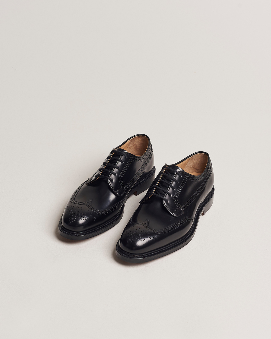 Herre | Brogues | Church's | Grafton Polished Binder Black