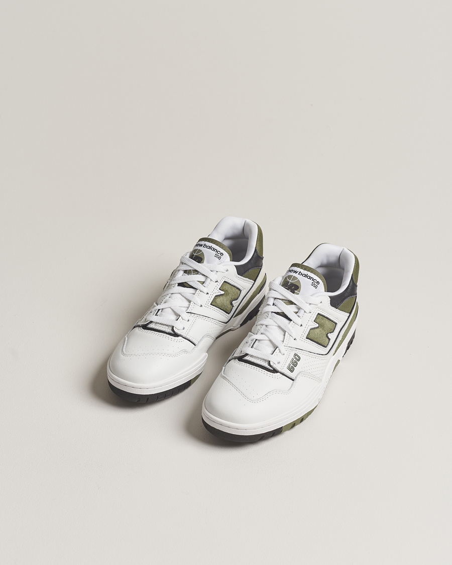 Herre | 20% salg | New Balance | 550 Sneakers White/Green