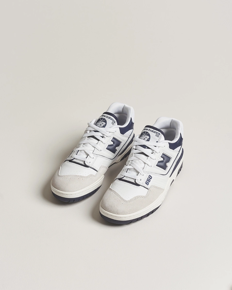 Herre | Hvite sneakers | New Balance | 550 Sneakers White/Navy