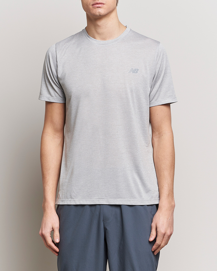 Herre | Klær | New Balance Running | Athletics Run T-Shirt Athletics Grey