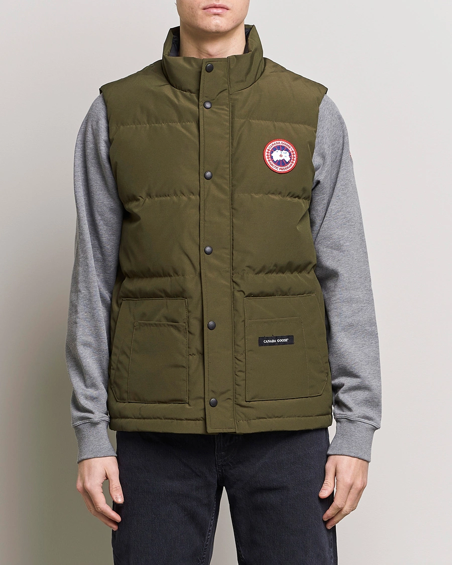 Herre | Jakker | Canada Goose | Freestyle Crew Vest Military Green