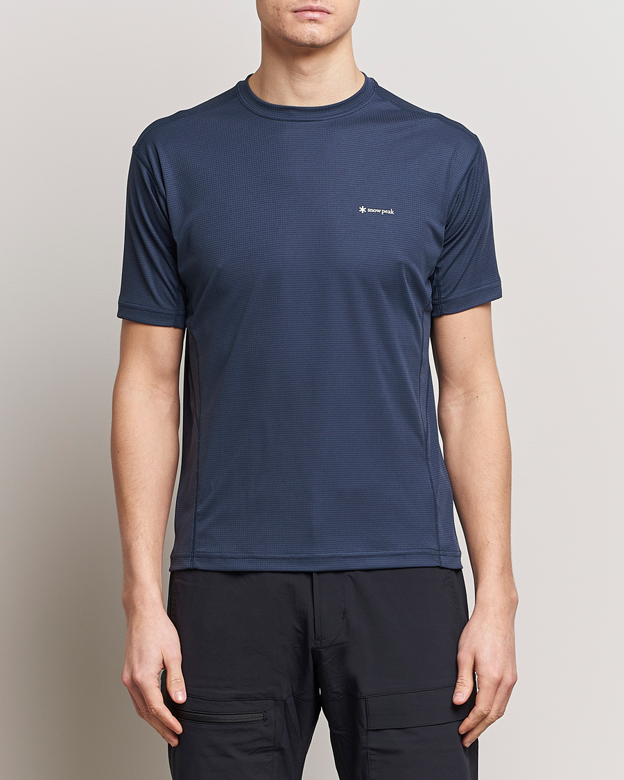 Herre | Klær | Snow Peak | PE Power Dry T-Shirt Navy