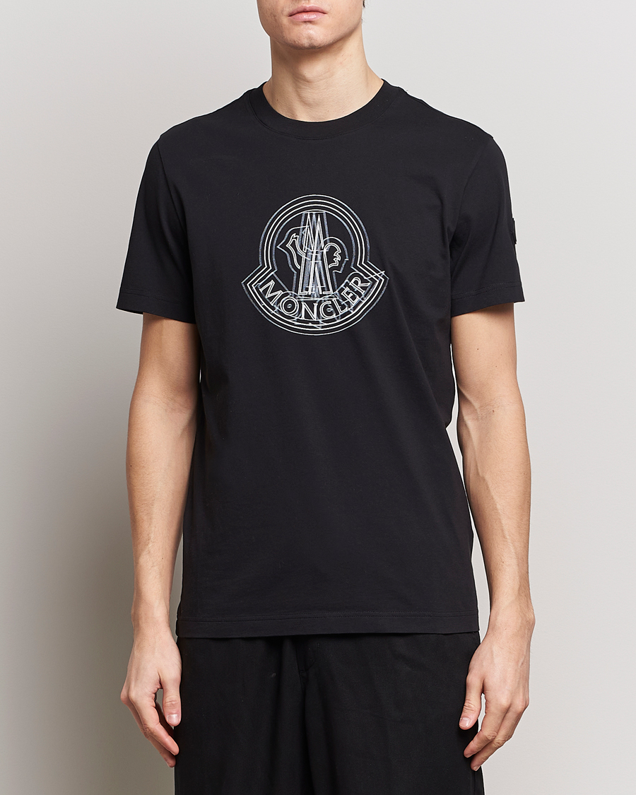 Herre |  | Moncler | 3D Logo T-Shirt Black