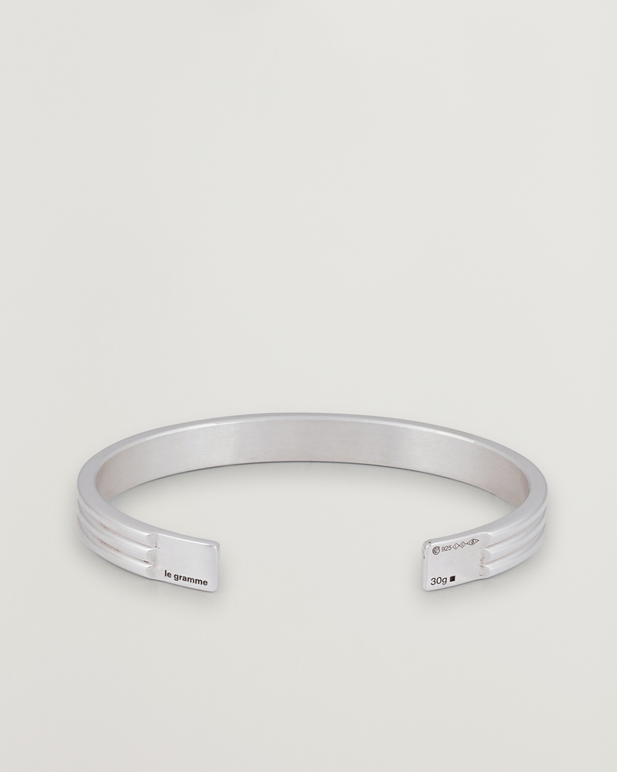 Herre |  | LE GRAMME | Godron Braclet Sterling Silver 30g