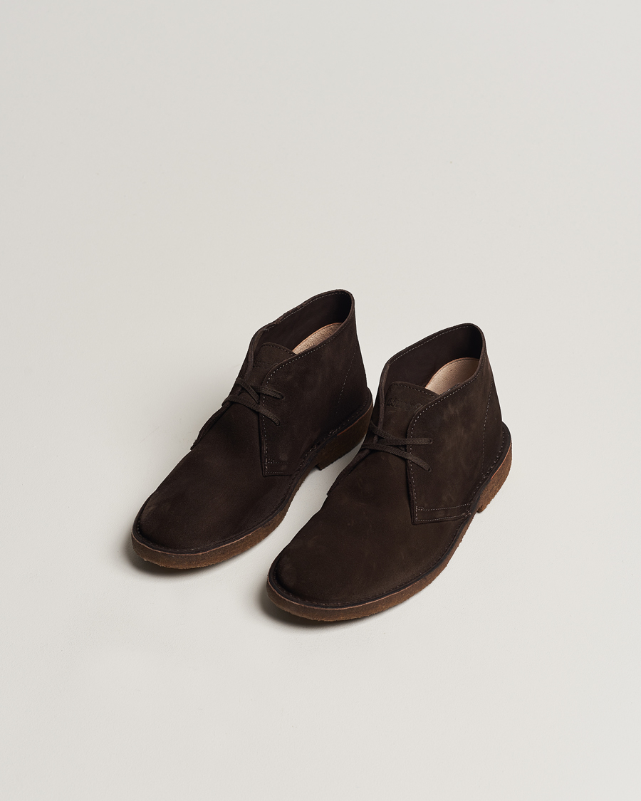 Herre |  | Astorflex | Montflex Chukka Boots Dark Brown Suede