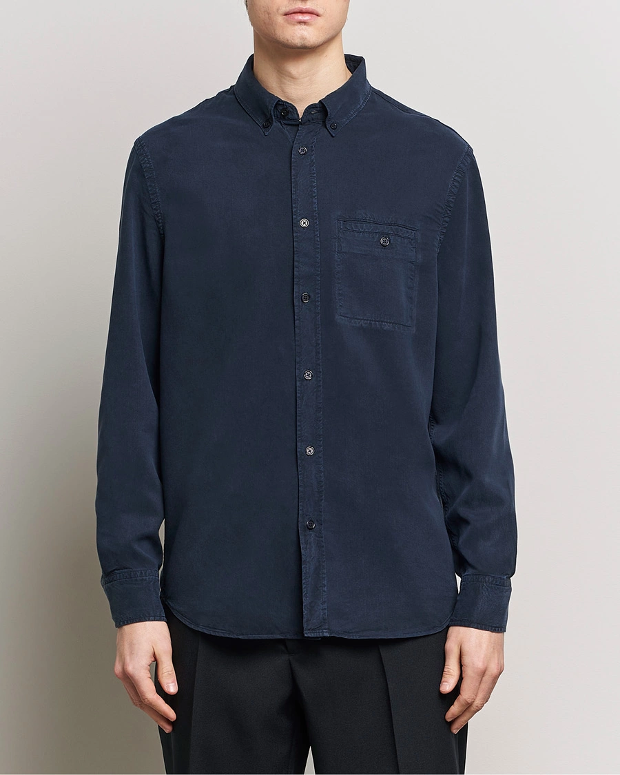 Herre | Filippa K | Filippa K | Zachary Lyocell Shirt Navy