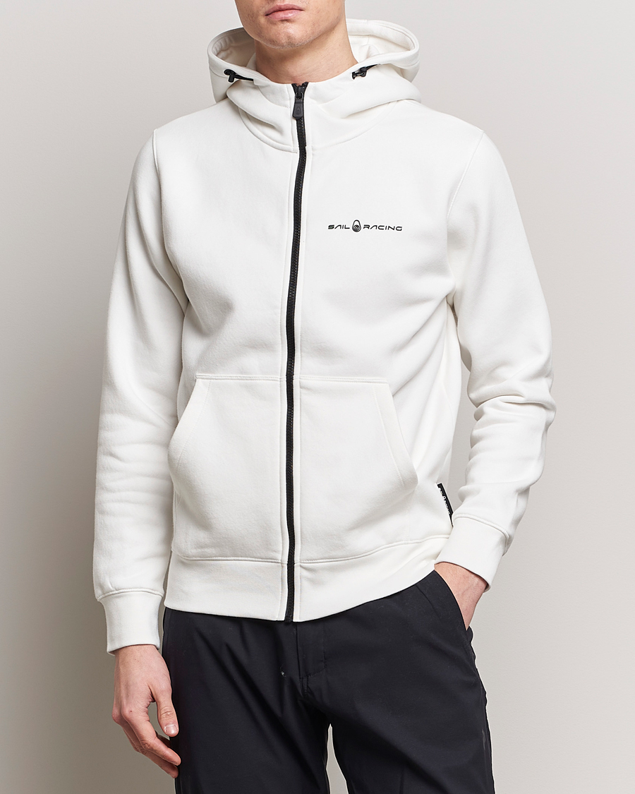 Herre | Hettegensere | Sail Racing | Bowman Full Zip Hoodie Storm White