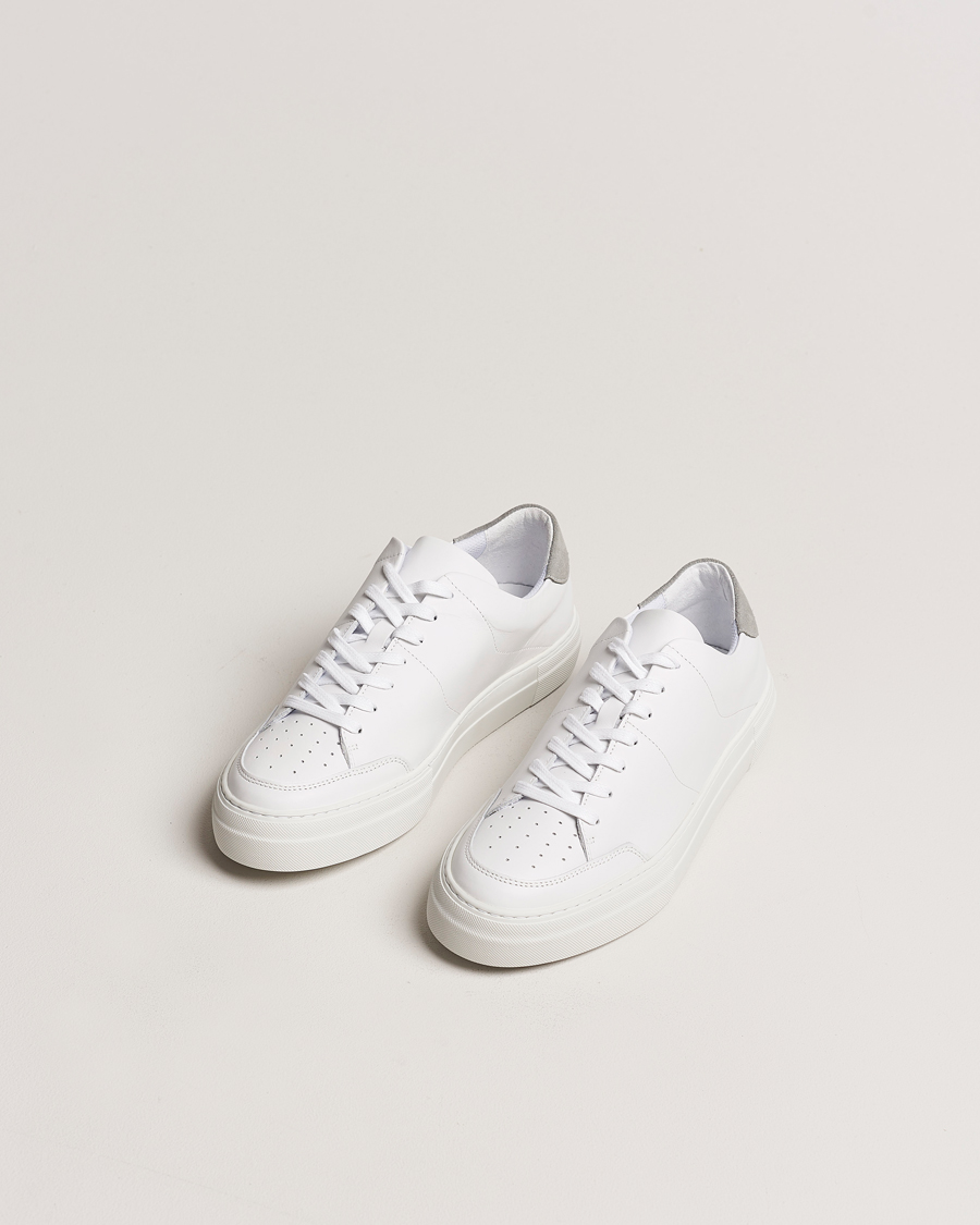 Herre | Sko i mokka | J.Lindeberg | Art Signature Leather Sneaker White