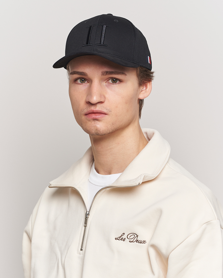 Herre | Caps | LES DEUX | Baseball Cap Suede II Black