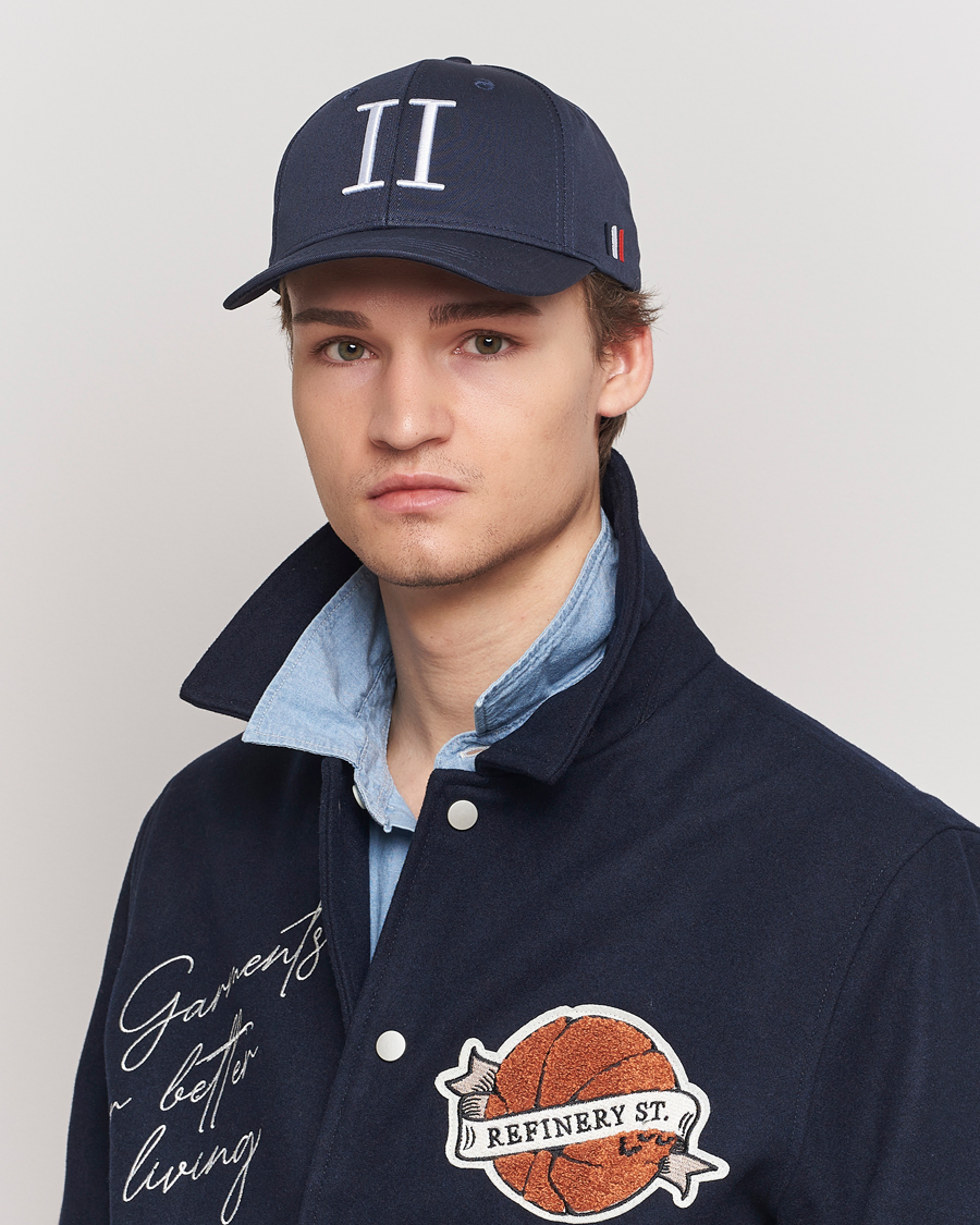 Herre | Caps | LES DEUX | Encore Organic Cotton Baseball Cap II Dark Navy