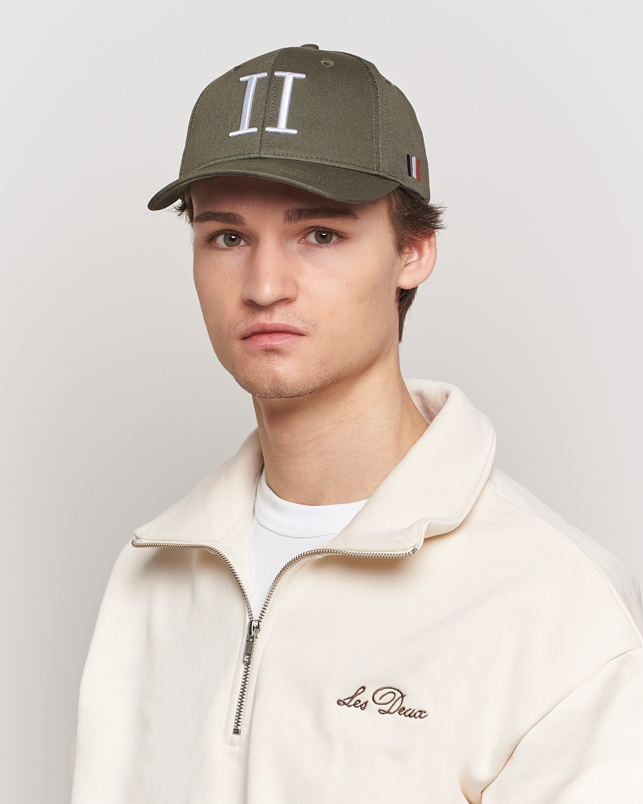 Herre |  | LES DEUX | Encore Organic Cotton Baseball Cap II Dark Green