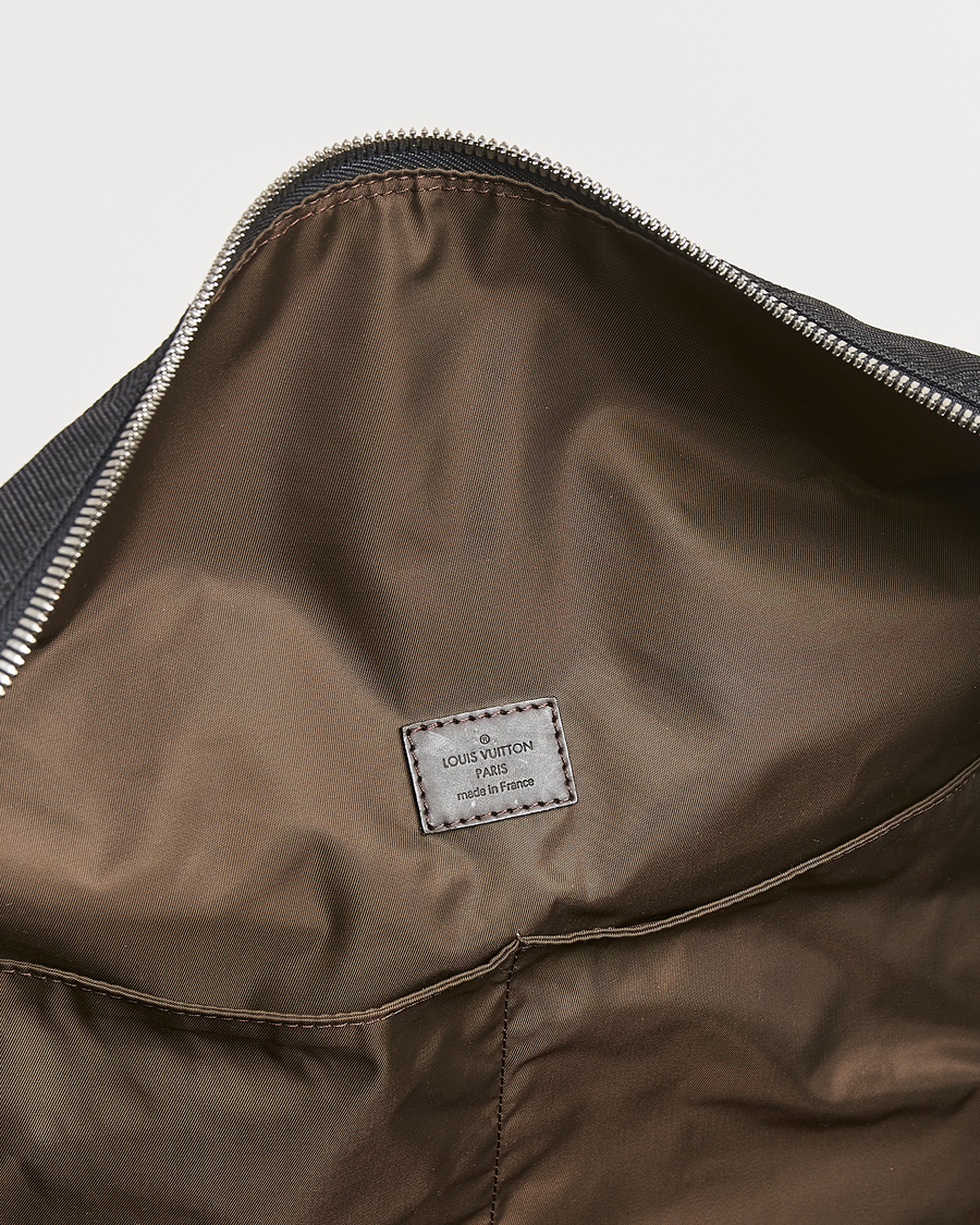 Herre | Louis Vuitton Pre-Owned Souverain Canvas Weekendbag Black | Louis Vuitton Pre-Owned | Souverain Canvas Weekendbag Black