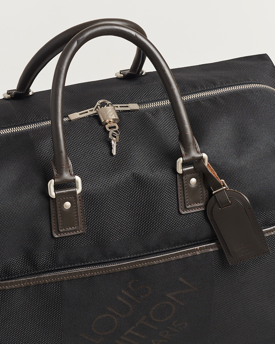 Herre | Louis Vuitton Pre-Owned Souverain Canvas Weekendbag Black | Louis Vuitton Pre-Owned | Souverain Canvas Weekendbag Black