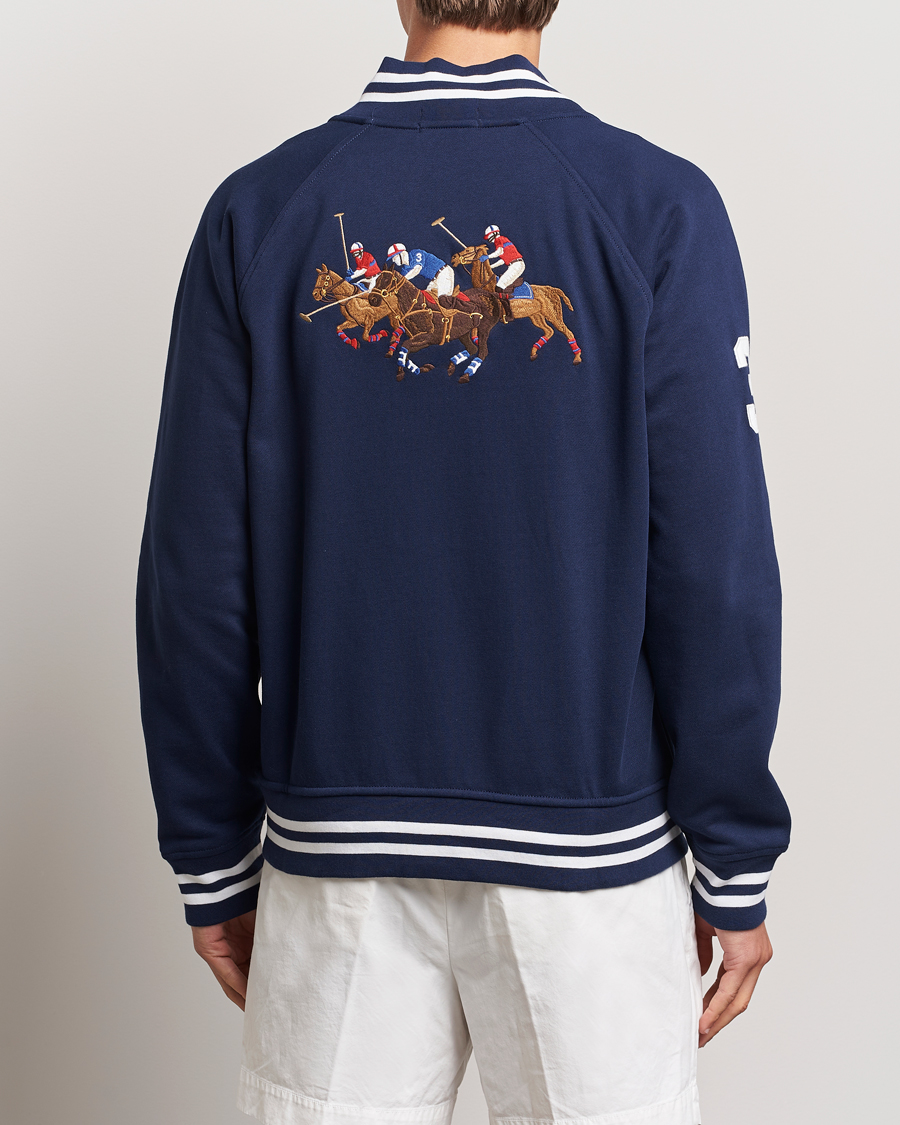 Herre |  | Polo Ralph Lauren | Match Club Baseball Jacket Newport Navy