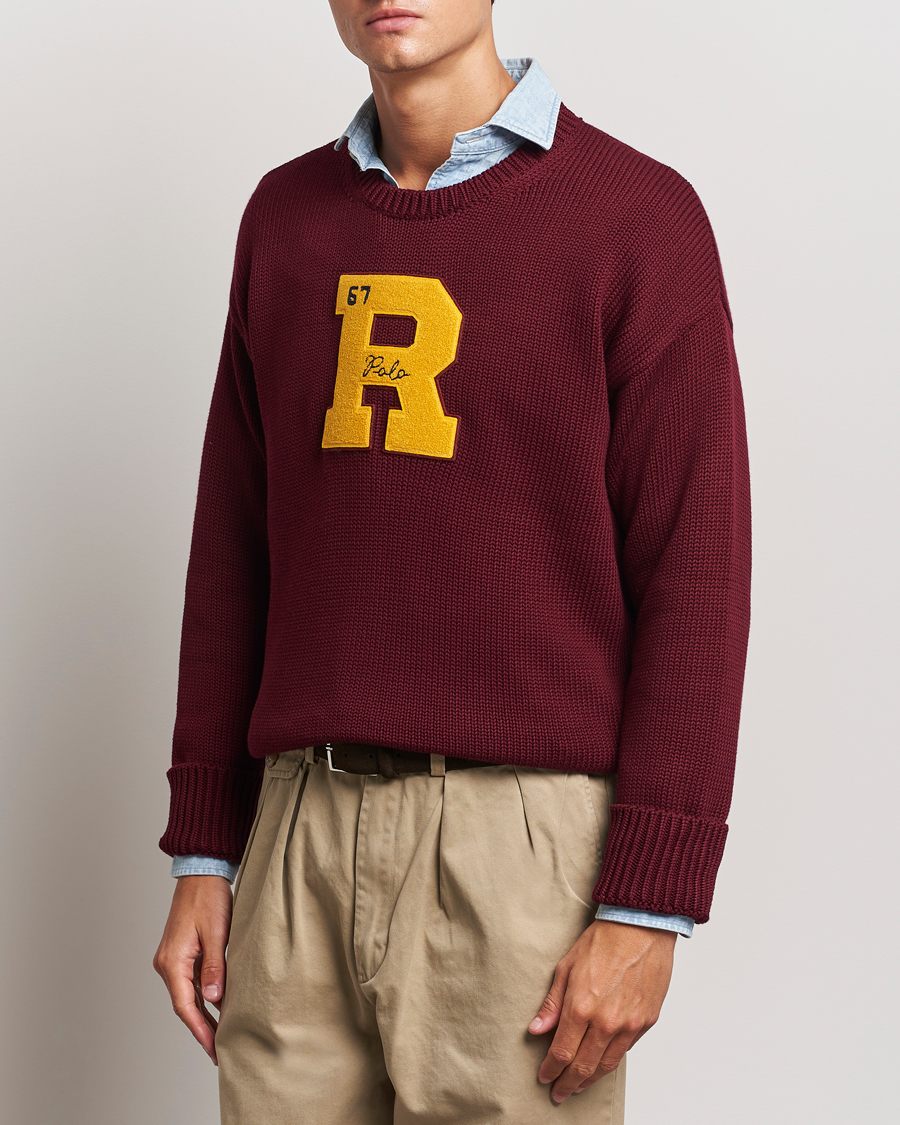 Herre |  | Polo Ralph Lauren | Cotton Knitted Sweater Red Carpet