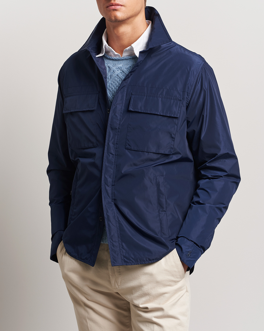 Herre | Skalljakker | Polo Ralph Lauren | Water-Repellent Shirt Jacket Newport Navy