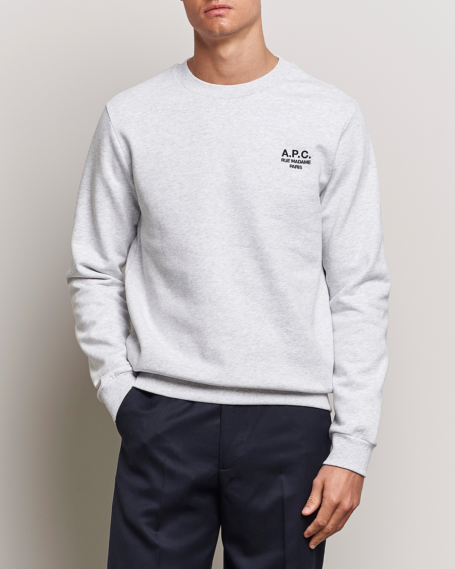 Herre | Gensere | A.P.C. | Rue Madame Sweatshirt Heather Grey